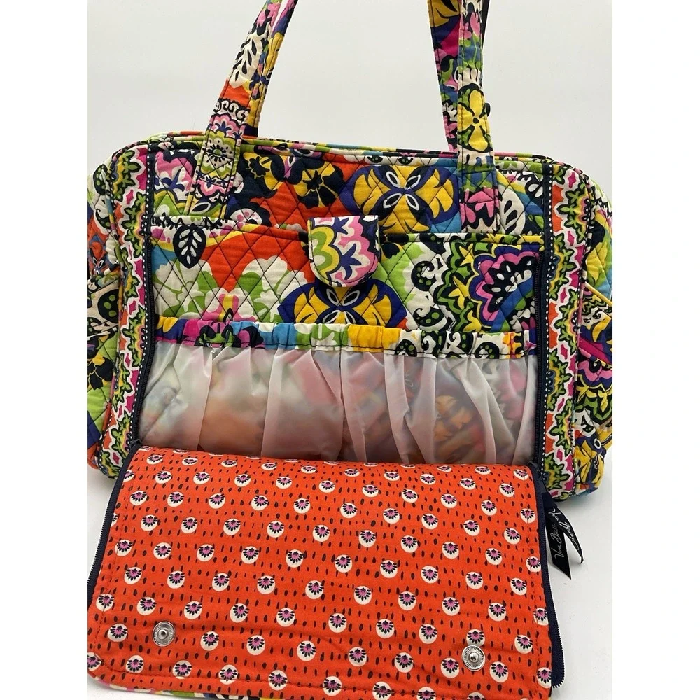 Vera Bradley  Baby Diaper Bag & Changing Pad Daily Use And Travel
